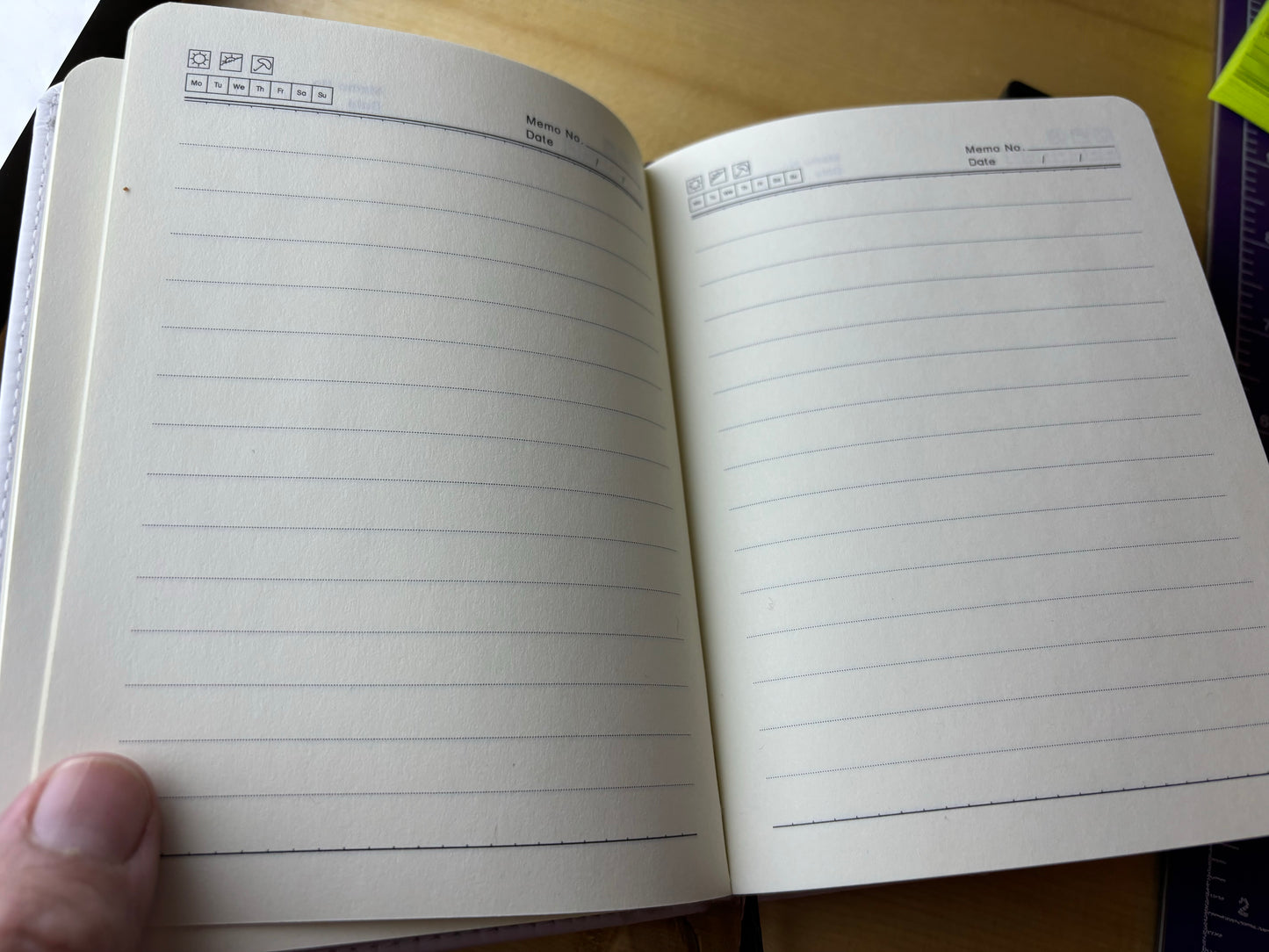 Notebook and pen