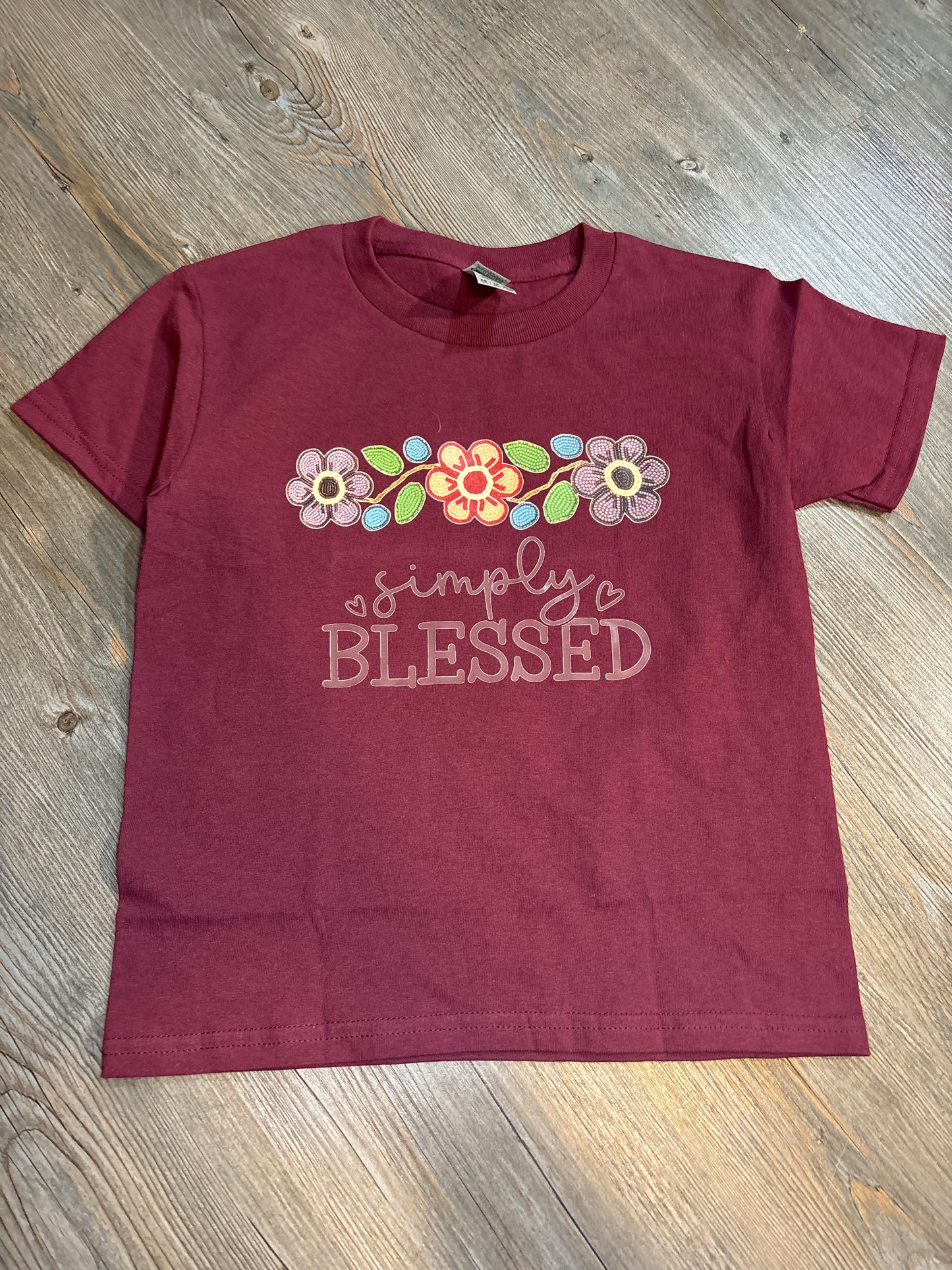 Children’s tshirt burgundy