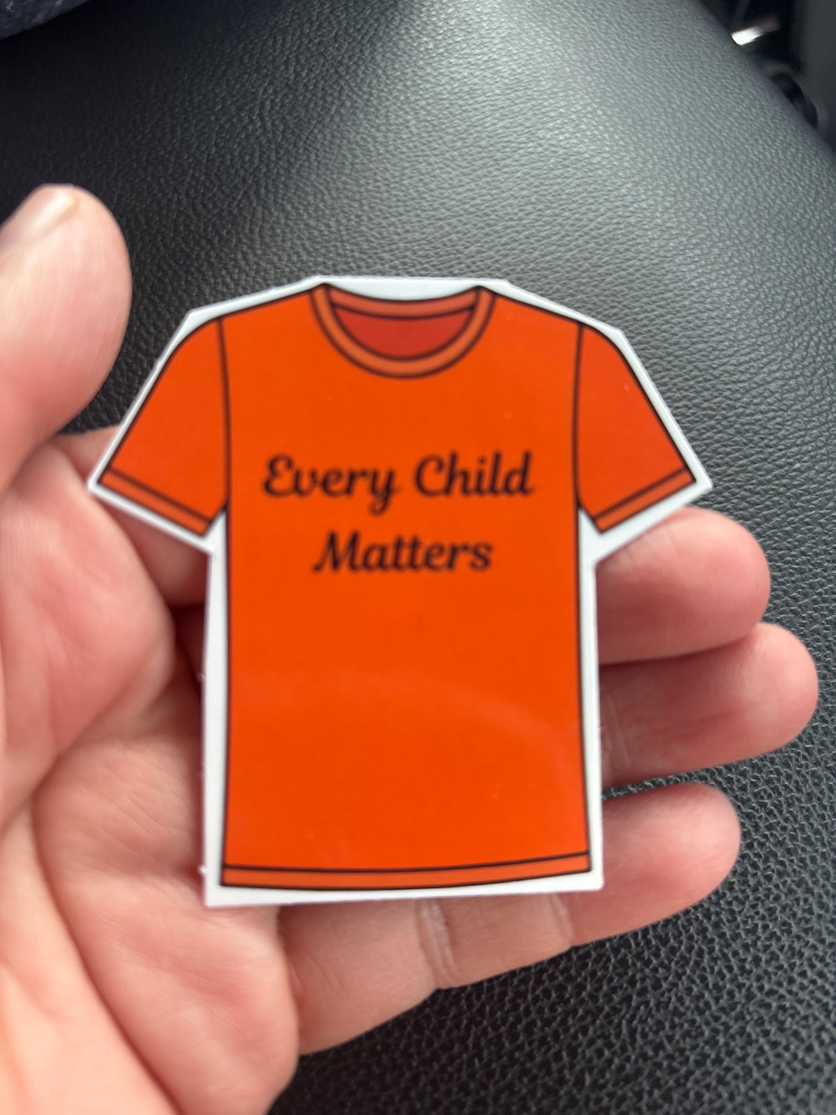 Orange shirt stickers 3”