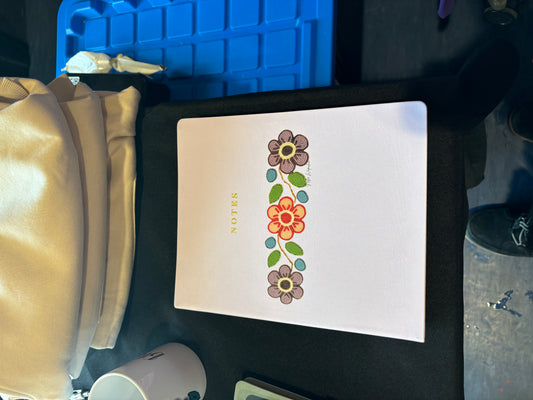 Purple notebook