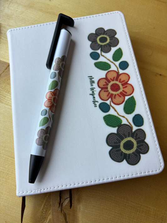 Notebook and pen