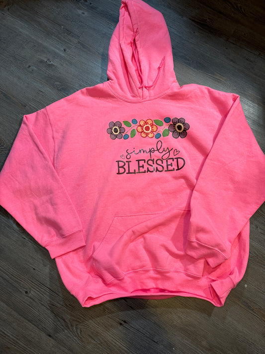 Pink hoodie