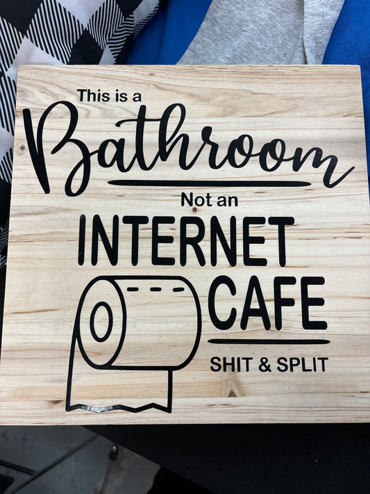 Bathroom wall hanging